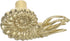 MAGICLULU Vintage Brass Nautilus Shape Drawer Pull Solid Brass Cabinet Handle for