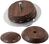 Wooden Rotating Perpetual Desk Calendar with Vintage Earth and Planet Design, Minimalist
