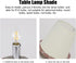2Pcs E14 European Style Indoor Lampshades for Table Lamp Fabric Lampshade for Chandelier Floor Lamp(Beige)