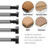 SeonFook 5pcs 1/4" Set 1/4 5/16 3/8 1/2 9/16 Inch Keyhole Router Bit Shank T-Slot Router Bit Cutter with & & & & Blade