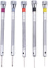 5 pc Precision Screwdriver Set for Eyeglasses, Jewelry, and Watch Repair Tools with 5 Extra Blades