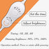 31.5FT C9 Dimmer Dimmable C9 15 E17 19.68" String Lights with and Timer - Light String with Light Sockets Spacing