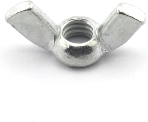 20 Pack 1/4" Zinc Plated Wing Nuts - Butterfly Fasteners Parts 1/4-20 Inches