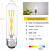 Dimmable T10 Bulb 5000K, 2W Bulbs 25 200LM, E26 Bulb Lights,6 Pack LED Daylight White LED Tubular Watt Equivalent