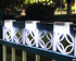 1 4 Pack Solar Powered Step Lights for Outdoor Stairs, Railing, Fence Post, Pathway, Yard, Patio - LED, White