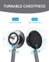 FriCARE Stethoscope for Nurses, Nursing Students, Vet - Replacement for Medical Diagnostic Gear, Grey Tubing