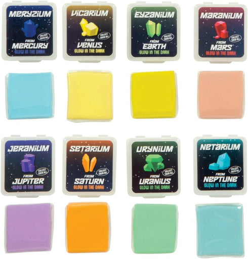 Raymond Geddes Galaxy Glow Kneaded Erasers for Kids, Pack of 24