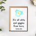 SNHDesign It's All Shits And Giggles From Here Card - Baby Diapers Card - Baby Shower Card - Funny New Baby Card - New