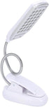 Haofy 6W Desk Lamp, 28 LED Clip-On Reading Light, 360 Degree Rotating Table Lamp, USB Rechargeable/Battery