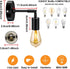 jose2015 Set 2, E26 Retro Vanity Wall Lights of Industrial Black Wall Lighting Ceiling Light Fixture Wall Mount Lights