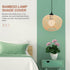 Vintage Bamboo Hanging Chandelier Lamp Shade