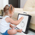 Small Dry Erase White Board, TANKEE Magnetic Desktop Foldable Whiteboard, Portable Mini Easel for Drawing and Memo