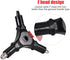 3 in 1 F Plug Coaxial Compression Tool, Coax Cable Stripper for Digital TV Installation Fitting Tool