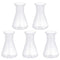 Baluue Erlenmeyer Flask 50ml - Laboratory Conical Flask, Plastic Narrow Neck Clear Flask with Scale for Educational