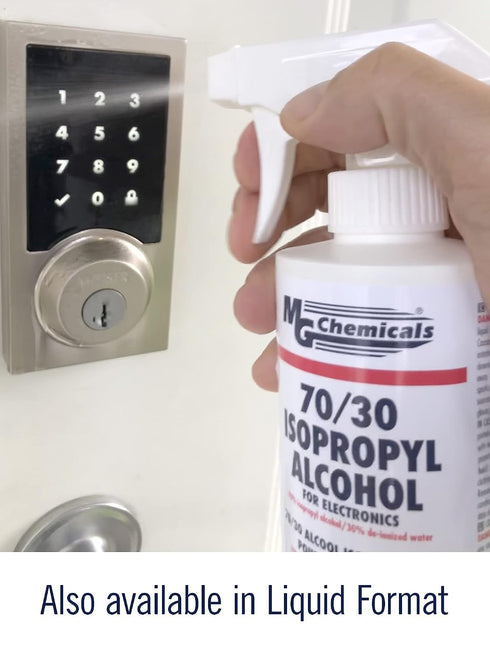 824-450G 824 99.9% 15.9 oz MG Chemicals - Isopropyl Alcohol Electronics Cleaner, Aerosol Spray, Clear
