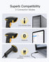 Inateck 2D 2D 2600mAh BCST-35 Barcode Scanner with Intelligent Stand, Wireless QR Code Scanner, Handheld Scanner