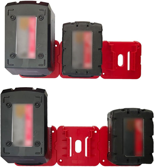 UOSXVC 10Packs 18V M18 Battery Holders for Milwaukee Mount Fit for Battery