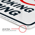 No Smoking No Vaping Sign - 10x7 Inches, Rust Free Aluminum, Fade Resistant, Made in USA