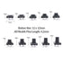 Hilitchi 250-Pcs 6 x 6mm 12 x 12mm Tactile Push Button Switch Micro Momentary Assortment Kit