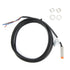 Fafeicy Proximity Switch DC1224V, 3Wire PNP NO Inductive Sensors, 2mm Detecting Distance, 5-8mm Sensing Range,
