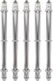 Tofficu 5 Pcs Metal Notebook 3-Hole Ring Binder Mechanism, Loose Leaf Binding Combs for DIY