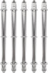 Tofficu 5 Pcs Metal Notebook 3-Hole Ring Binder Mechanism, Loose Leaf Binding Combs for DIY