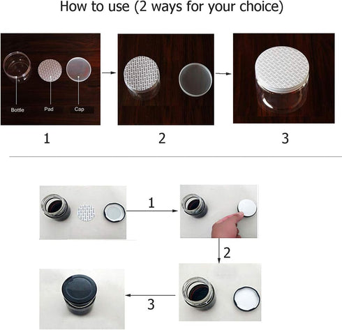 Pressure Sensitive Seals, Cap Liners, Bottle Seal, Foam Safety Tamper Resistant Gasket for Cosmetic Bottles (150 Pieces)