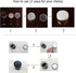Pressure Sensitive Seals, Cap Liners, Bottle Seal, Foam Safety Tamper Resistant Gasket for Cosmetic Bottles (150 Pieces)