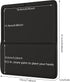 HONKID Wrist Rest for Magic Trackpad 2 (MJ2R2LL/A, A1535), Black, Relieve Pain & Fatigue