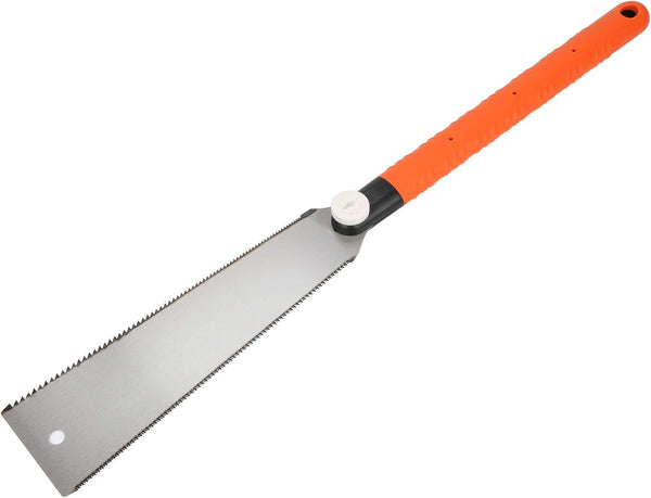 Japanese Hand Saw, 10 Inch Double Edge Pull Saw with Long Handle, Practical Tool for Woodworking