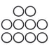 PATIKIL 10pcs Tri Clamps Gasket, 91mm OD 73mm ID Sanitary TC Tri