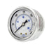 PIC Gauges 202L-204H Center Back Mount Glycerine Filled Pressure Gauge, 2" Dial, 0/300 psi Range