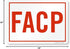SmartSign "FACP" Sign | 10" x 14" Plastic