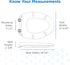 GC550126 Gerber Soft-Close Elongated Toilet Seat with One-Button Quick-Release, Top-Mount Installation, Non-Slip