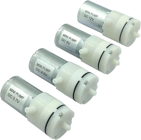 QFWIAU 3.7V 6V 12V 370 12V) Small Motor Diaphragm Air Pump Vacuum Pump Negative Pressure Suction Pump DIY Breast Pump