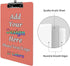 Custom Clipboards with Your Picture Logo Text, Personalized Acrylic Clipboard, Office Gift for Teachers, Doctors