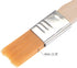uxcell 5" Paint Brush - 0.5" Width Soft Nylon Bristle with Wood Handle for Wall, Cabinets, Fences, Yellow 12Pcs