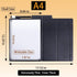 Portable Small White Board Dry Erase Board 9" x 12" with Stand, Magnetic Desktop Whiteboard, PU Cover Case for Kids,