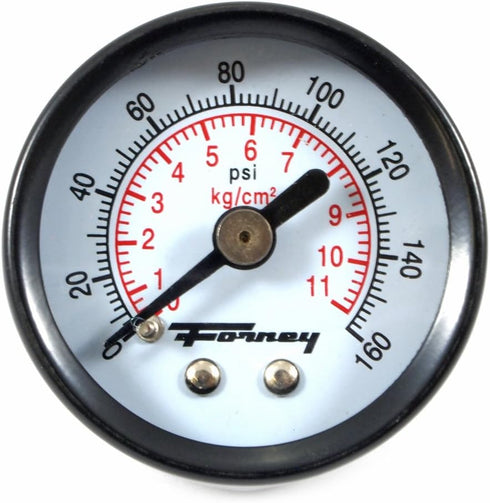 Forney 75565 Pressure Gauge, 1-1/2-Inch Face, 1/8-Inch NPT, 0-160 PSI