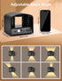 GeyouLux 5000mAh Dimmable 2700-6500K, 2-Pack Motion Sensor Wall Light with Remote Control, Rechargeable Battery Powered