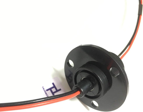 Taidacent 2 Wires 15A 20A 30A 40A 60A Slip Ring Collector Ring Rotary Electrical Contact