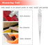 Mesee Taper Gage: 1-15mm Stainless Steel Taper Welding Gauge for Tapering Measurement