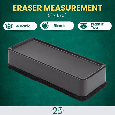 Dry Erase Board Eraser, White Board Eraser, 4 Pack Dry Erase Whiteboard Erasers