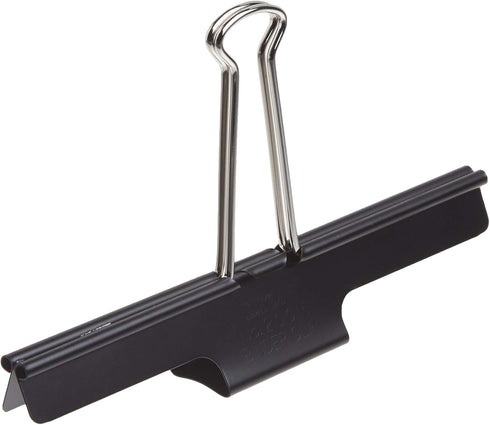 Lion Extra Large Binder Clips, Black, 110-Sheet Capacity