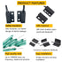 Wired Magnetic Reed Switch, Door Window Contact Sensor, Normally Open NO Alarm Reed Switch (2-Pack)