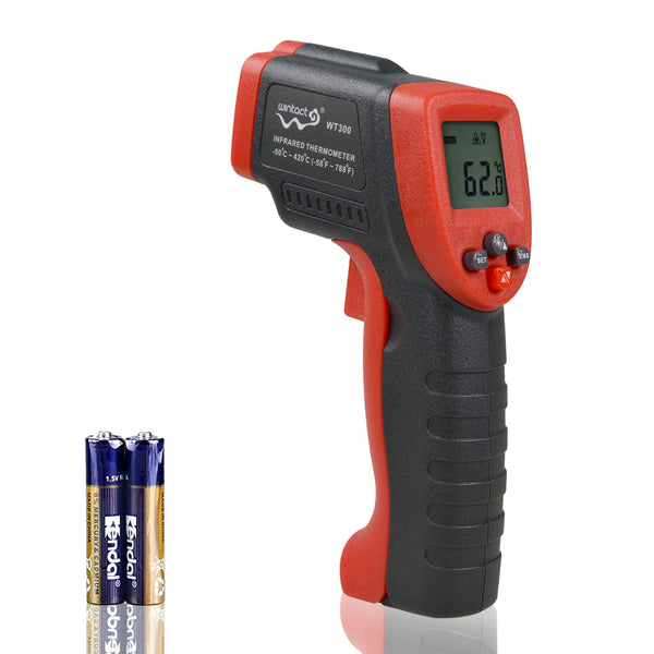 Wintact Infrared Thermometer Temperature Gun, Non-Contact Digital Laser Heat Temp Gun for Kitchen Cooking -58? to 788?