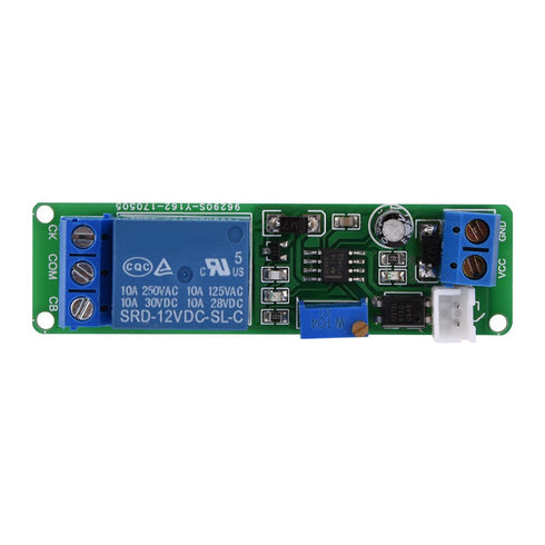 Timer Relay Module, DC 12V Adjustable Timer Delay Turn Off Module, Timing Relay Time Switch 1~10sec