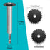 DURATECH Inside Pipe Cutter with 2 Replaced Blades for PVC and Plastic Pipe