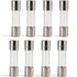 YUNFOOK 20 3A 125V 5x20 mm (3A) Pcs Fast-Blow Glass Fuses, Fuse Tube Replacement for Christmas Tree Lights, String