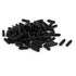 uxcell 3mm Inner Dia Rubber Hose End Cap, Screw Thread Protector Cover Black (Pack of 100)